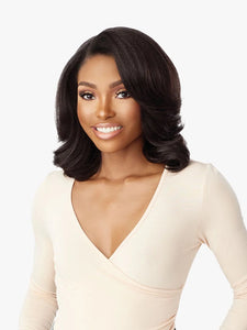 Sensationnel Kinky Edge 13X6 Lace Wig Kinky Blow Out 12"