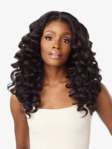 Sensationnel Kinky Edge 13X6 Lace Wig Kinky Wand Curl 20"