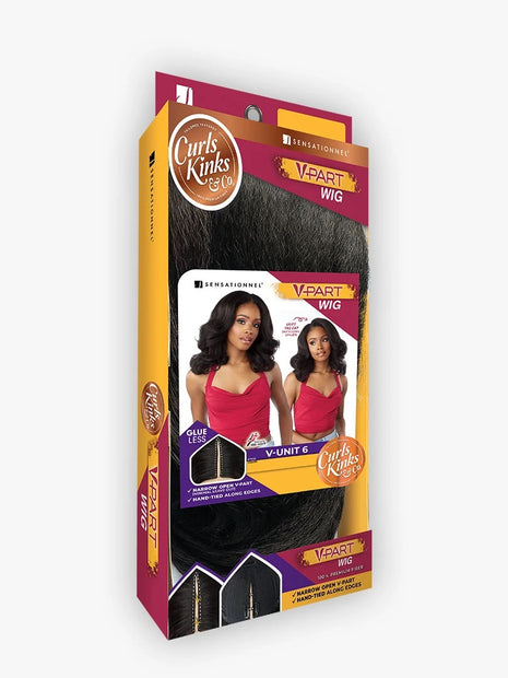 Sensationnel Curls Kinks V-Part  Wig V-Unit 5