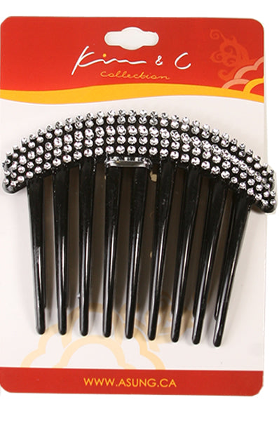 2pc Stone Hair Comb Clip