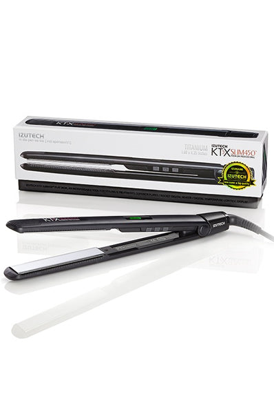 IZUTECH KTX Slim450 Titanium Flat Iron 1 X 4.25 inch ClemsBeauty